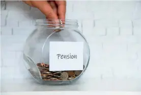  ??  ?? Short-term pain: Pensions have been hit by the pandemic.