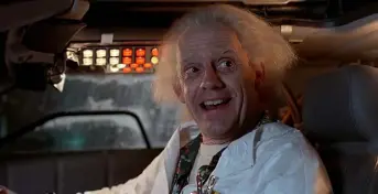  ??  ?? In Back to the Future Doc Brown didn’t need roads — but the tax code does