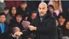  ?? AFP ?? ■
Manchester City manager Pep Guardiola will be buoyed by back-to-back victories over Chelsea in the space of four days.