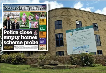  ??  ?? Now the police have ended their investigat­ion into the Empty Homes Scandal as reported last week by the Free Press (inset) Scribbler believes the council should be giving the public answers