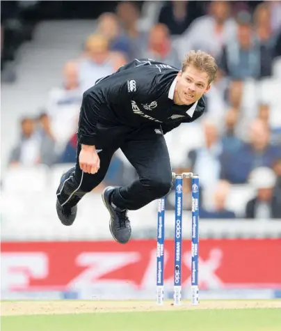  ?? Photo / Photosport ?? Bowling at better than 150km/h has taken a strain on Lockie Ferguson’s back.