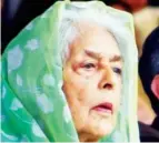  ??  ?? Gayatri Devi died in 2009