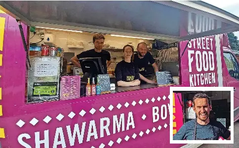 Ed has gone from cooking for royalty to running food truck - PressReader