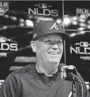  ?? [AP PHOTO] ?? Atlanta Braves manager Brian Snitker has signed a twoyear contract extension.