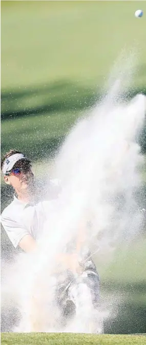  ??  ?? READY FOR BLAST-OFF: Holder Ian Poulter is looking to emulate Ernie Els’s feat