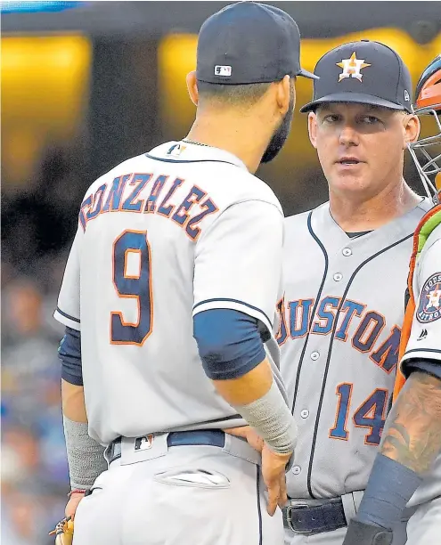  ?? JAYNE KAMIN-ONCEA/GETTY IMAGES ?? The fallout in Houston hit hard, with manager A.J. Hinch losing his job, along with GM Jeff Lunhnow.