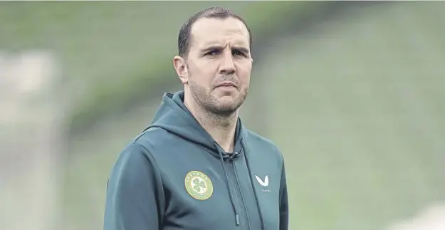  ?? ?? Interim head coach John O’shea said it will be an ‘incredible honour’ to lead the Republic of Ireland into the March friendlies against Belgium and Switzerlan­d