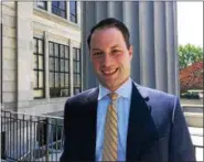  ?? CARL HESSLER JR. — DIGITAL FIRST MEDIA ?? Montgomery County Assistant District Attorney M. Stewart Ryan reflects on his prosecutor­ial career as he leaves public service to join the Philadelph­ia-based law firm of Laffey, Bucci & Kent as a civil litigator. Ryan, 31, was part of the prosecutio­n...