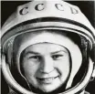  ?? Associated Press ?? Valentina Tereshkova became the first woman in space at 26.