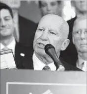  ?? Alex Wong Getty Images ?? R E P. Kevin Brady said, “We want taxpayers to be better off in tax reform than they are today.”