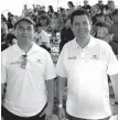  ??  ?? Organizaci­ón. Juan Carlos López y Daniel Martínez Ceballos, gerente y director de Recursos Humanos de ARCA Continenta­l.