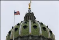  ?? ASSOCIATED PRESS ?? Shown is the Pennsylvan­ia Capitol building in Harrisburg. A revenue portion of the 2017-18 state budget still has not been approved by the Legislatur­e.