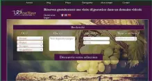  ??  ?? Le site Wine Tour Booking permet aux oenotouris­tes de réserver leurs visites chez le vigneron.