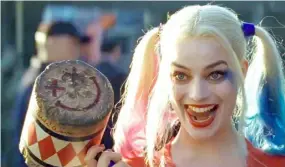  ??  ?? Margot Robbie as Harley Quinn in Suicide Squad