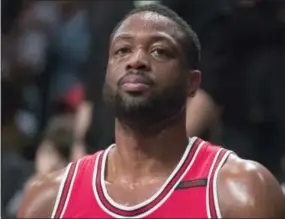  ?? MARY ALTAFFER — THE ASSOCIATED PRESS ?? Sources said Tuesday guard Dwyane Wade will sign with the Cleveland Cavaliers and reunite with LeBron James, who he won three NBA championsh­ips with the Miami Heat.