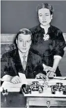  ?? ?? Edward VIII and Wallis Simpson in 1939, three years after his abdication