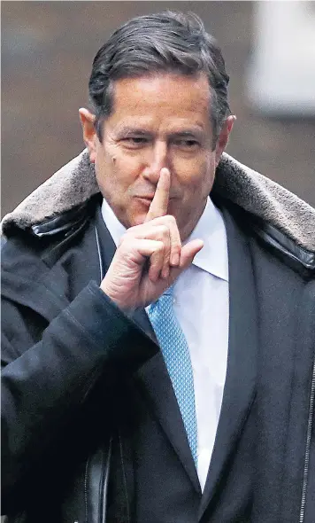  ?? ?? A victim of Epstein claims Jes Staley ‘personally observed’ young women being assaulted as head of private wealth at JP Morgan