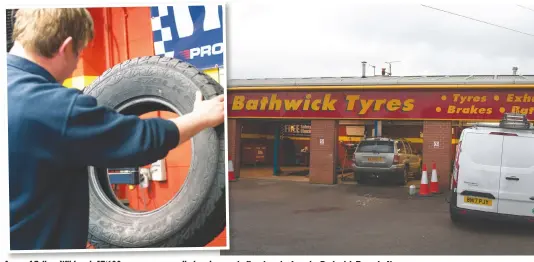  ??  ?? A set of Falken Wildpeak AT/100 tyres were supplied and expertly fitted to the Jeep by Bathwick Tyres in Newport.