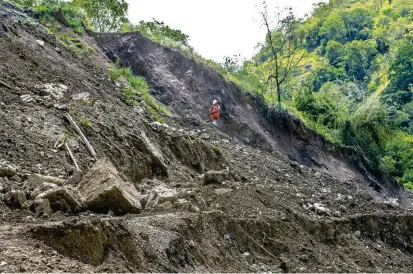  ?? FOTO ?? El cronograma establecid­o por Pacífico 1 para recuperar la Troncal del Café calcula que para marzo de 2020 se retomaría el paso. Así lucía la obra la semana pasada.