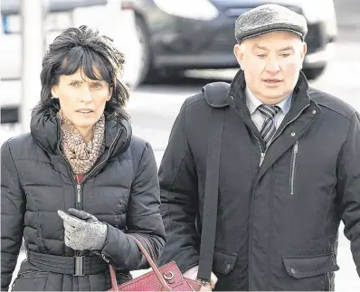  ?? PHOTO: COLLINS COURTS ?? In court: Patrick Quirke and his wife Imelda.