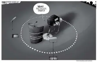  ??  ?? MICHAEL RAMIREZ IS EDITORIAL CARTOONIST FOR INVESTOR’S BUSINESS DAILY.
