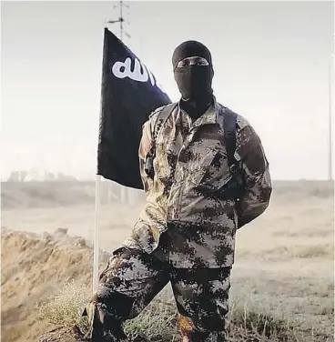  ?? YOUTUBE ?? A man with a possibly Canadian or American accent has appeared in several ISIL audio and video releases, including a gory execution video.