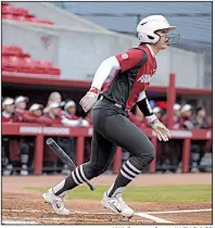  ?? NWA Democrat-Gazette/ANDY SHUPE Arkansas catcher Kayla Green has four home runs and 17 RBI this season for the Razorbacks. ??