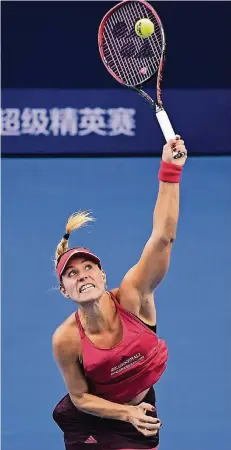  ?? FOTO: IMAGO ?? Volle Kraft voraus: Bei aller erkennbare­n Power war es für Angelique Kerber ein schlechtes Jahr.