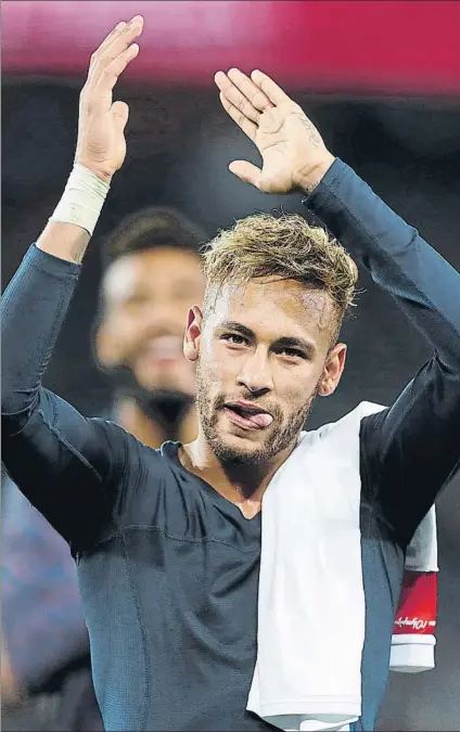  ?? FOTO: EFE ?? Neymar ha admitido a sus íntimos que se equivocó yéndose del Barça y que le encantaría regresar al club azulgrana