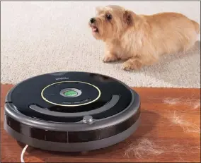  ??  ?? ONE-DIMENSIONA­L:THE Roomba can do only one thing, vacuum.