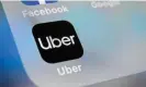  ?? Denis Charlet/AFP/Getty Images ?? Uber is just one of the companies being asked for its data on users. Photograph: