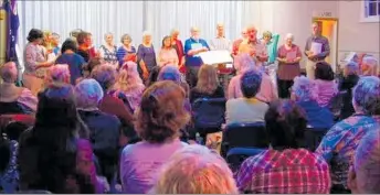  ?? PICTURE / SUPPLIED ?? The Mangonui SingRays about to perform for the Swamp Palace.