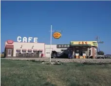  ??  ?? The Corner Gas set was a landmark in the town of Rouleau, Sask.