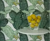  ??  ?? House Edit love this Feuilles De Luxe wallpaper by The Loft and Us