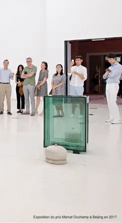  ??  ?? Exposition du prix Marcel Duchamp à Beijing en 2017