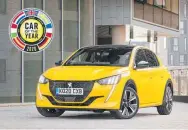  ??  ?? The new Peugeot 208 has won the 2020 European Car of the Year award and will arrive in the New Zealand from early in 2021.