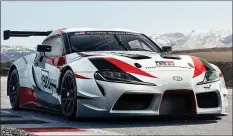  ?? Photo: Toyota ?? The Toyota GR Supra Racing Concept revealed in March is much closer to what the production Supra will look like than the NASCAR version.