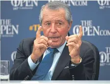  ?? Getty. Picture: ?? Gary Player, 82, talks about his hopes for Tiger Woods – and golf itself – at a press conference at Carnoustie yesterday.