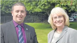  ??  ?? David Graham and Margaret Wells are two of the new members on the board of NHS Fife.
