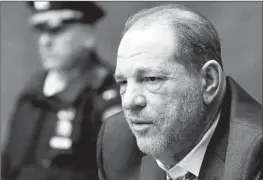  ?? John Minchillo Asociated Press ?? A LAWYER for Harvey Weinstein, seen in 2020, said he “did not get a fair trial.” A coalition of accusers called the ruling “dishearten­ing” and “profoundly unjust.”