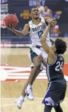  ?? GETTY IMAGES ?? Baylor, which is led by guard Jared Butler, has been ranked among the top three teams in the AP poll all season.