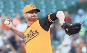  ?? MITCH STRINGER/USA TODAY SPORTS ?? Free agent Alex Cobb didn’t sign with the Orioles until March 21. In his first 12 starts, he had a 7.14 ERA; in his past 12, it was 3.21.