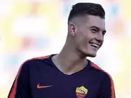  ??  ?? Talentuoso Patrik Schick, 22 anni, al secondo anno con la Roma. Nel campionato scorso ha segnato 2 gol