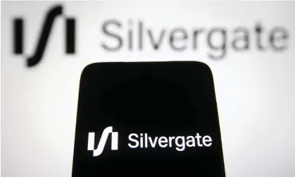  ?? Sopa Images/Rex/Shuttersto­ck ?? Silvergate’s share price was hit by revelation­s about the extent of its exposure to failed crypto exchange FTX. Photograph: Pavlo Gonchar/