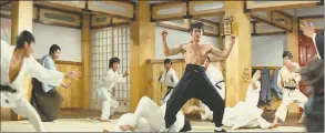  ?? Criterion Collection ?? Bruce Lee in the center of the action in “Fist of Fury” (1972).