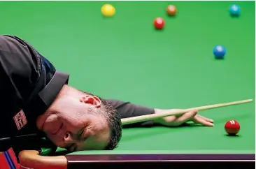  ?? GETTY IMAGES ?? Snooker engages deep instincts and becomes theatre when a king emerges from the chaos, says Joe Bennett.