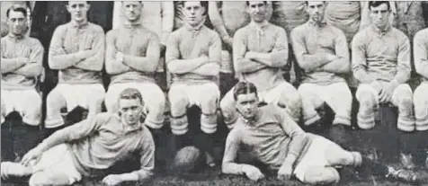  ?? FOTO: EVERTON ?? El Everton, campeón en 1914-15 en la Liga inglesa