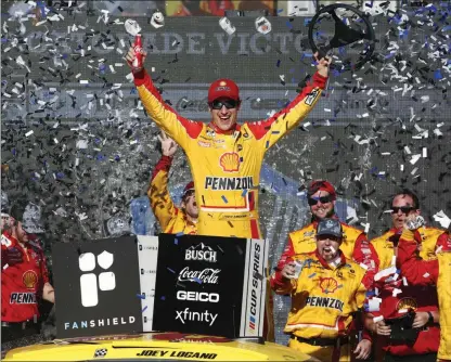  ?? [AP/RALPH FRESO] ?? Joey Logano won two of the first four races before the season was red-flagged.