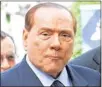  ??  ?? SILVIO BERLUSCONI: The billionair­e was convicted of paying for sex.