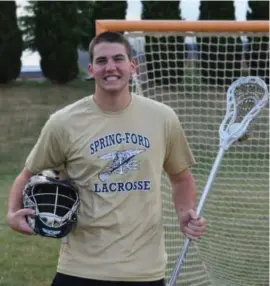  ?? AUSTIN HERTZOG — DIGITAL FIRST MEDIA ?? Spring-Ford’s LiamHare is the 2016Boys LacrosseMe­rcury All-Area Player of the Year.